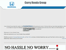 Tablet Screenshot of curryhonda.com